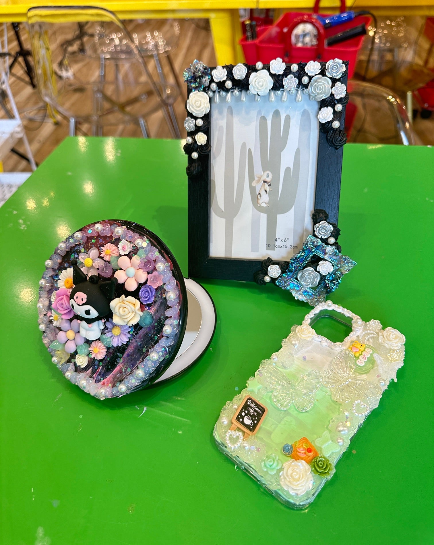 🧁【Whipped Cream Glue Phone Case DIY & Polymer Clay Miniature